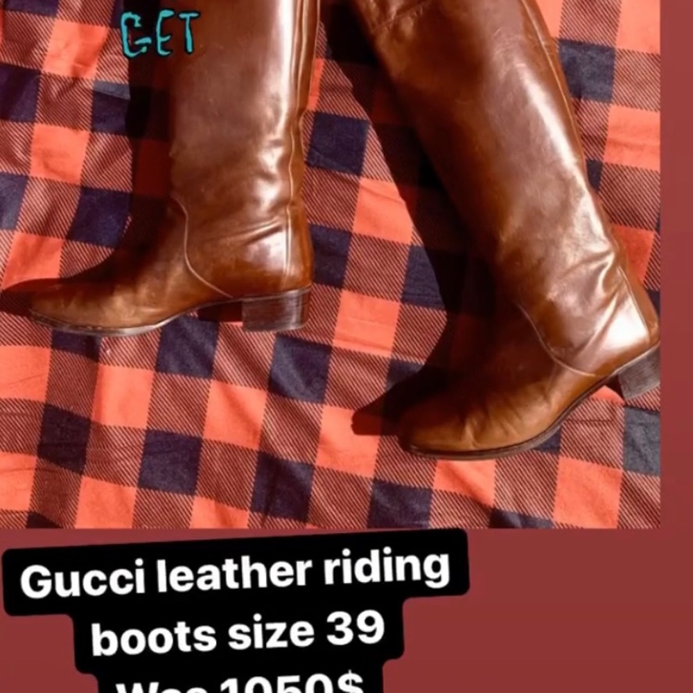 Gorgeous 💯 leather Gucci perfect condition boots